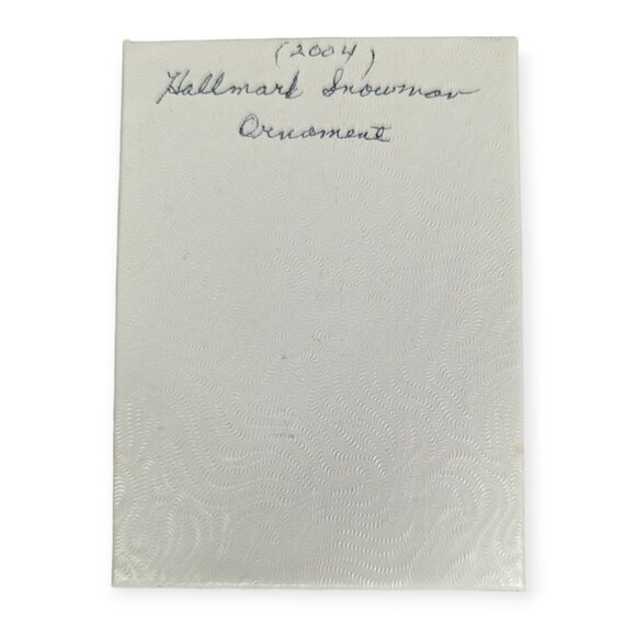 Vintage 2004 Hallmark Stained Glass Snowman Ornament - Picture 2 of 7